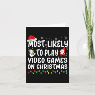 Carte Plus susceptible de jouer aux jeux vidéo à Noël