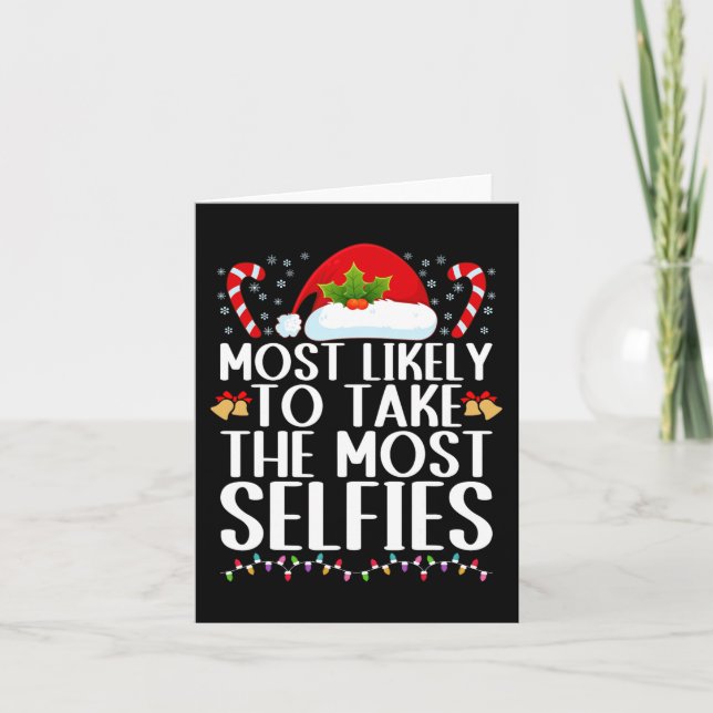 Carte Plus susceptible de prendre le plus de selfies en  (Devant)