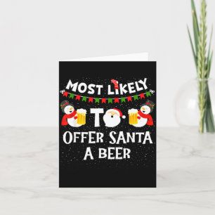 Carte Plus susceptible d'offrir à Santa une bière Bonhom