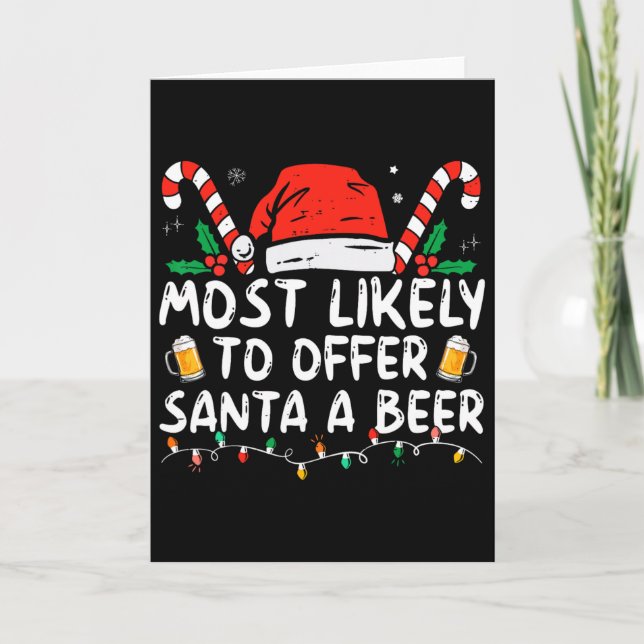 Carte Plus susceptible d'offrir une bière à Santa Fun Dr (Devant)