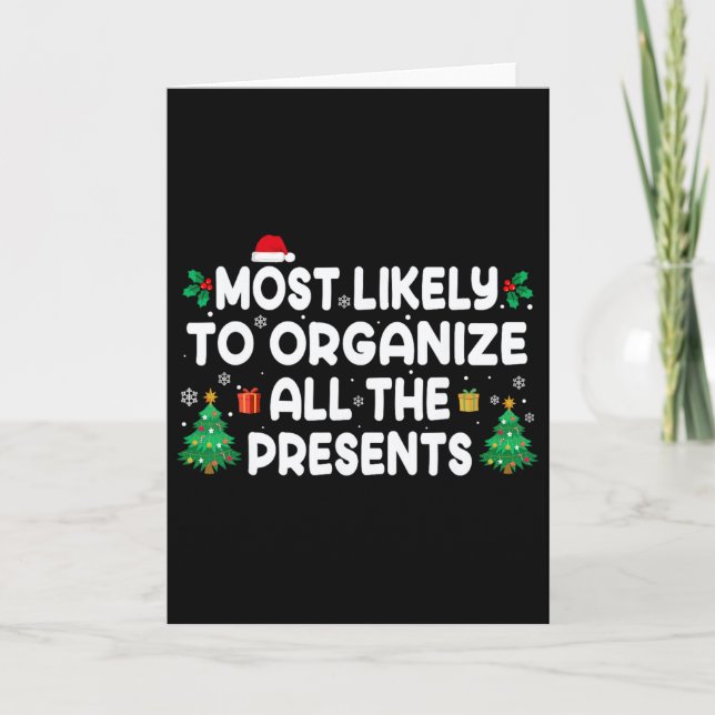 Carte Plus susceptible d'organiser tous les cadeaux de l (Devant)
