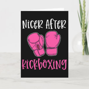 Carte Plus sympa après le kickboxing Blague drôle d'entr
