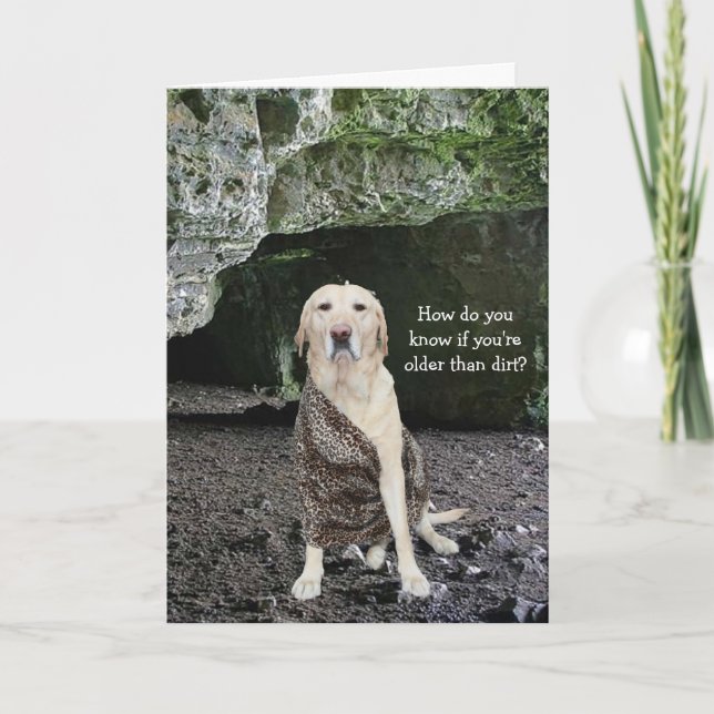 Carte Plus vieux que Dirt ? (Devant)
