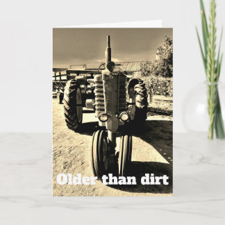 Carte Plus vieux que la saleté