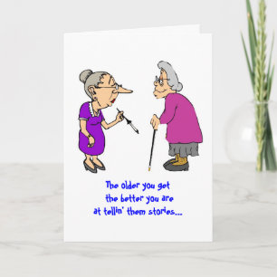 Carte Plus vieux vous obtenez… l'anniversaire