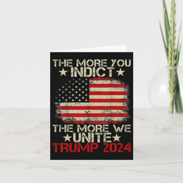 Carte Plus Vous Montrez Que Plus Nous Unissons Maga Trum (Devant)