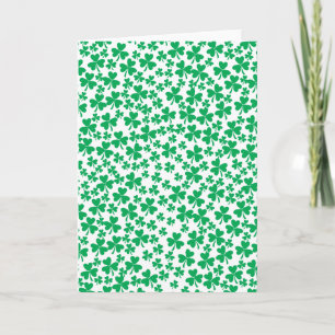 Carte Plusieurs Shamrocks
