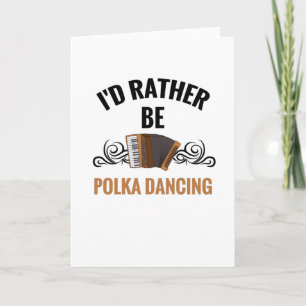 Carte Plutôt Être Polka Danser   Polka Dancer de la musi
