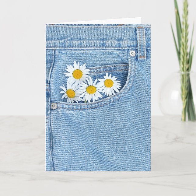 Carte Pocket full of daisies (Devant)