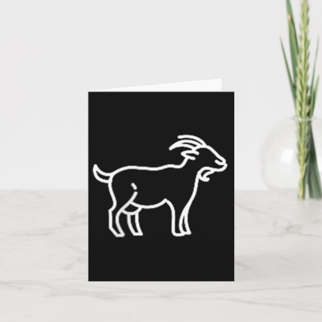 Carte Pocket Patch Badge Apparel Co. Chèvre Animal Mauva (Devant)