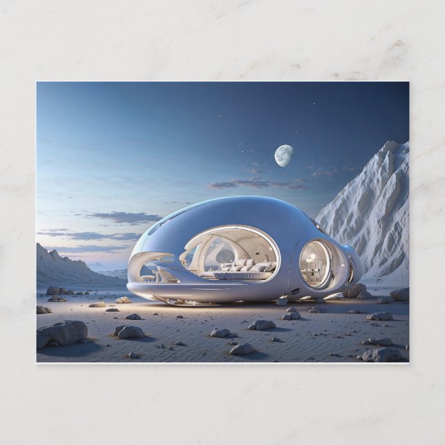 CARTE POD TINY HOUSE FUTURISTIQUE POSTCARD (Devant)