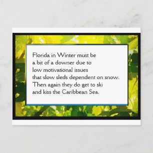 Carte Poem Ferme Amusante #1