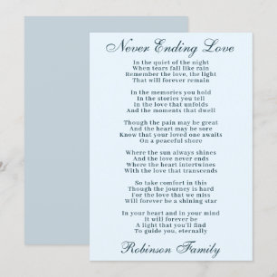 Carte Poem Sympathy