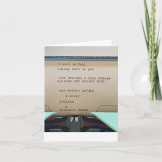 Carte poème d'amour