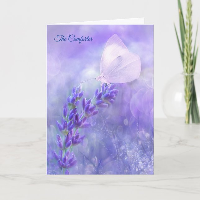 Carte Poème de réconfort pour la perte d'une sympathie p (Devant)