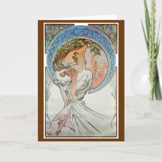 Carte Poésie, Mucha
