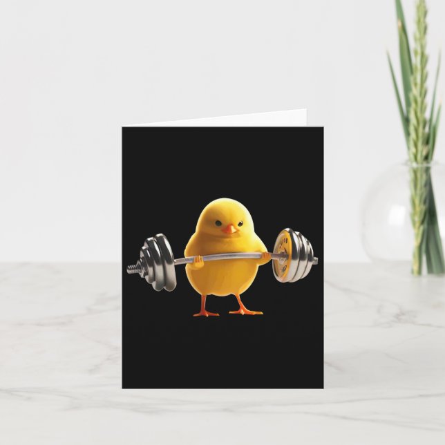 Carte Poids Chick Gym Bodybuilding Fitne (Devant)
