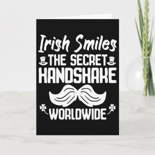 Carte Poignée de main secrète Irish Smiles dans le monde