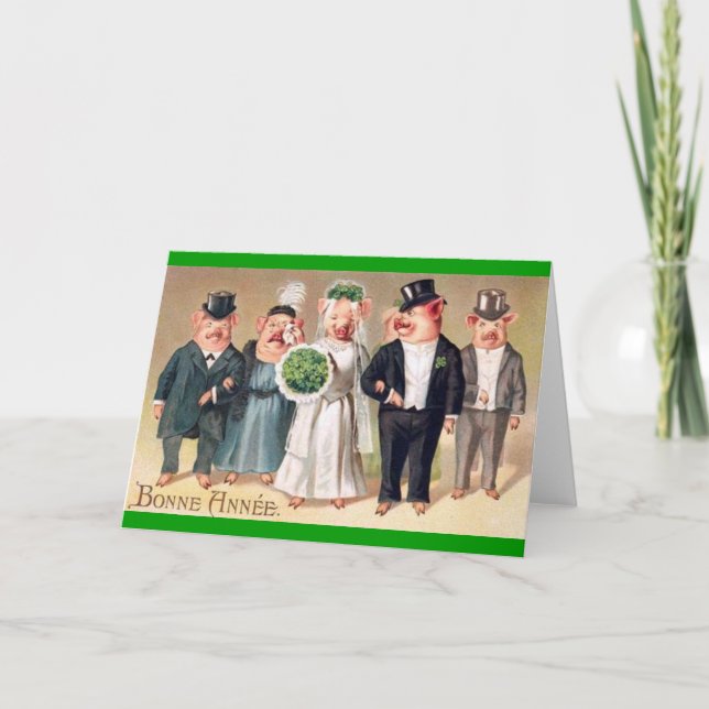 Carte Poignets de Jour de la Saint Patrick (Devant)