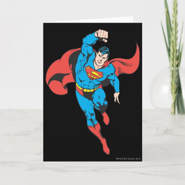 Carte Poing gauche Superman levé (Devant)