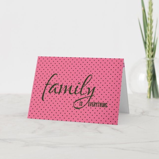 Carte Poins pour l'anniversaire de Step Maman (Devant)