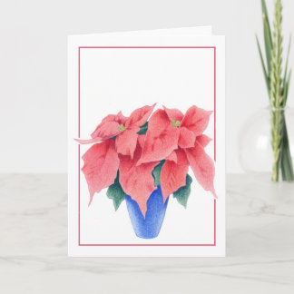 Carte Poinsettia