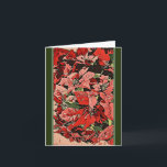 Carte Poinsettias<br><div class="desc">Poinsettias</div>
