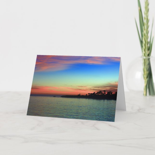 Carte Point de phare, Santa Cruz, CA (Devant)