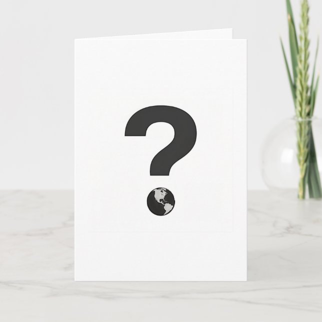 CARTE POINT D'INTERROGATIONK  (Devant)