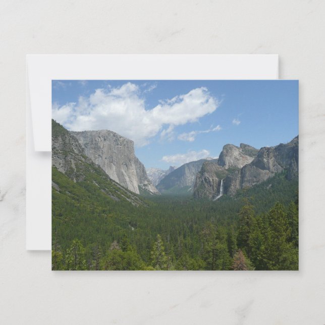 Carte Point Inspiration dans le parc national de Yosemit (Devant)