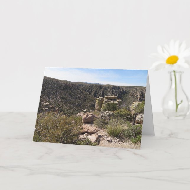 Carte Point Massai du monument national de Chiricahua (Petite plante)