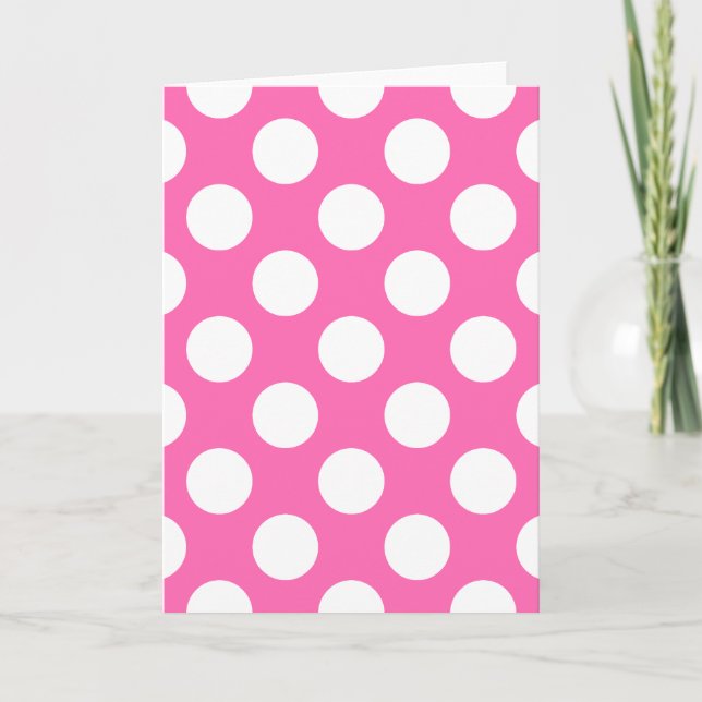 Carte Points roses chauds (Devant)