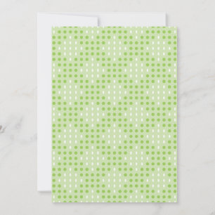 Carte Points verts plats et Motif ovale