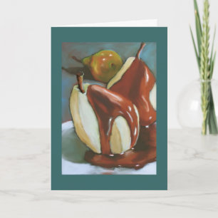 Carte Poires Au Chocolat : Joyeux Anniversaire À La Pair