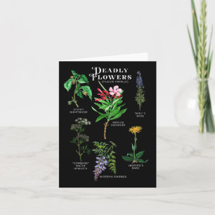 Carte Poisonous Flowers Fleur Fatale Plant Halloween Gif