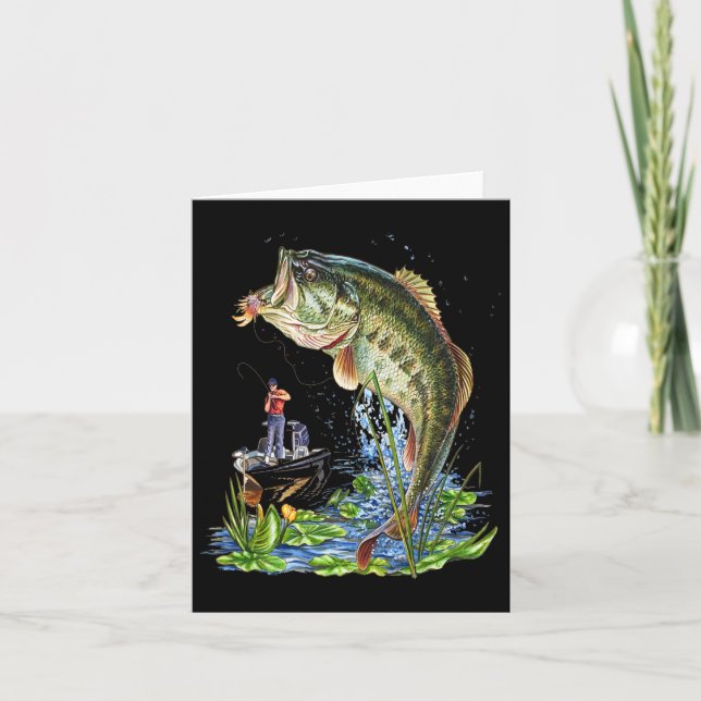 Carte Poisson à grande bouche B (Devant)