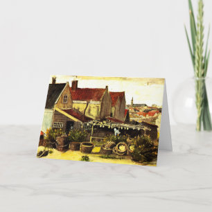 Carte Poisson Grange de séchage par Vincent van Gogh