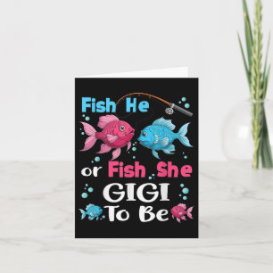 Carte Poisson Lui Ou Poisson Son Sexe Révèle Famille Cor