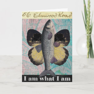 Carte Poisson papillon, Fête des pères