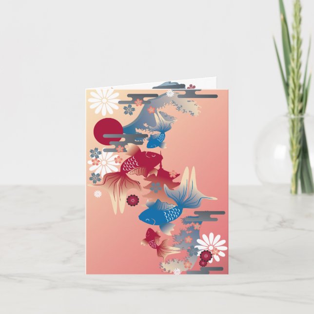 Carte Poisson rouge (Devant)