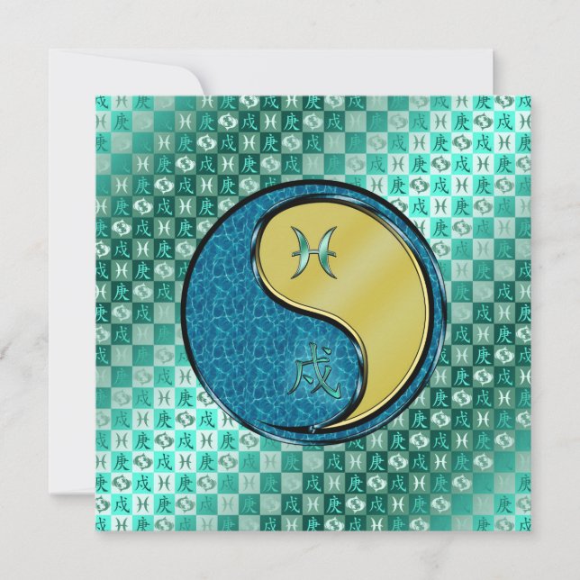 Carte Poissons & Chien de Métal (Devant)