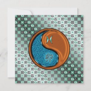 Carte Poissons et lapin de bois