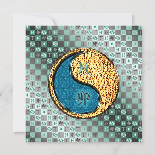 Carte Poissons et Rabbit de feu (Devant)