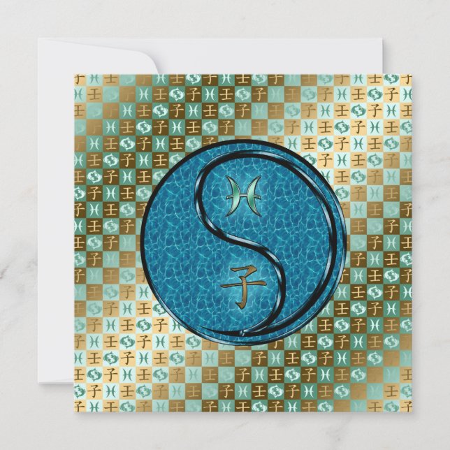 Carte Poissons et Rat d'eau (Devant)