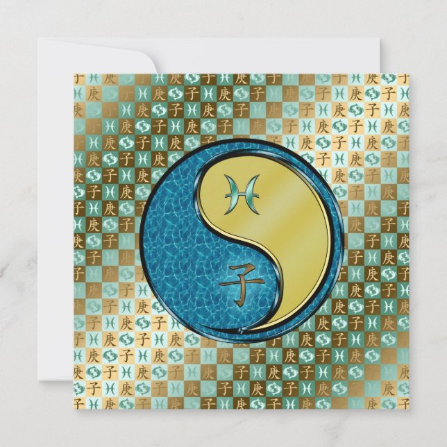 Carte Poissons et Rat Métal (Devant)