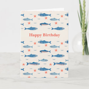 Carte Poissons Joyeux Anniversaire