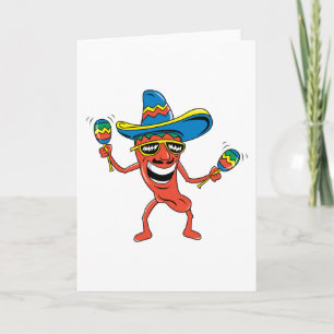 Carte Poivre de piment mexicain