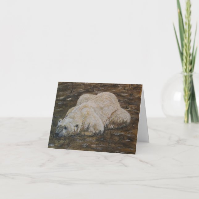 Carte Polar Bear Note Card (Devant)