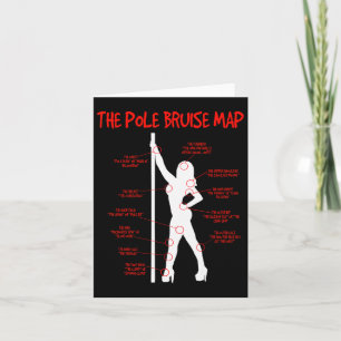 Carte Pole Bruise Porter Vêtements de danse Vêtements de