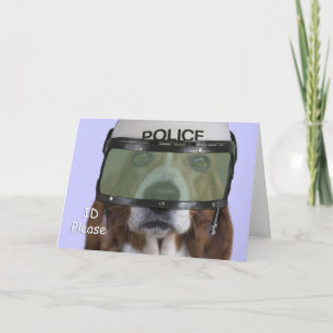 Carte Police de Basset Hound